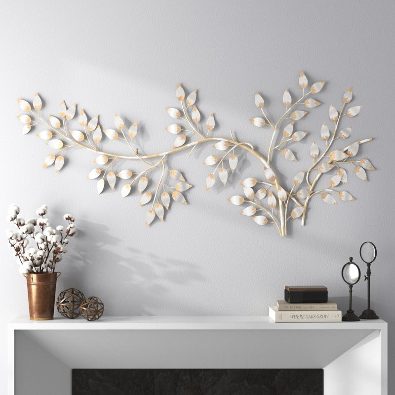 Metal Leaves Wall Decor Ideas On Foter