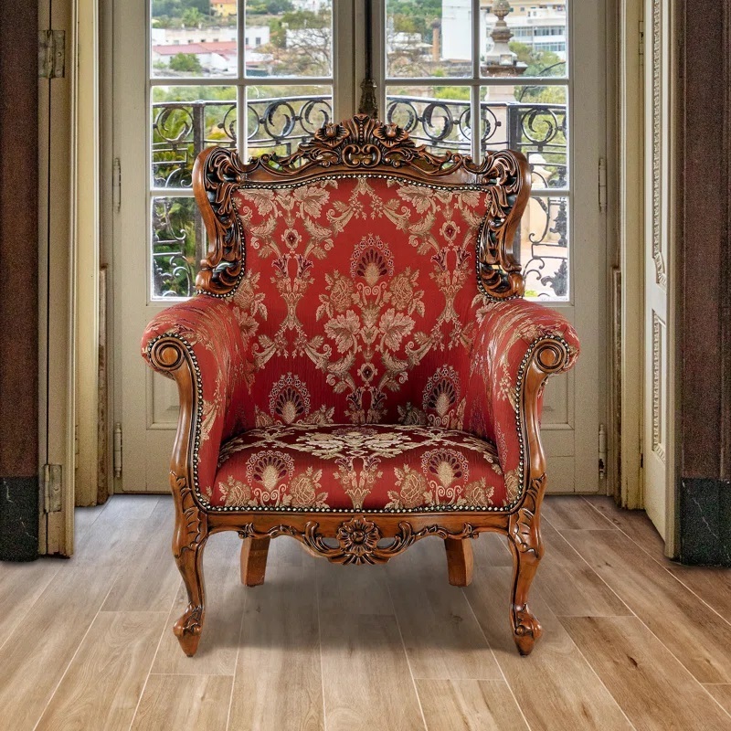 Extremely Grand Antique Parlor Chair