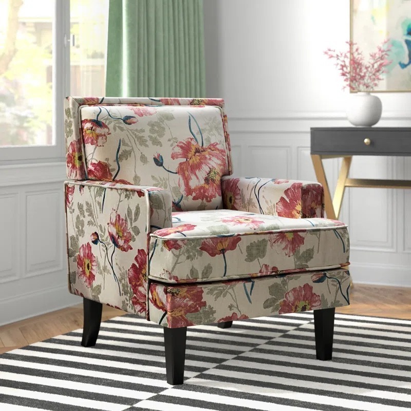 Eye Catching and Vibrant Floral Chair