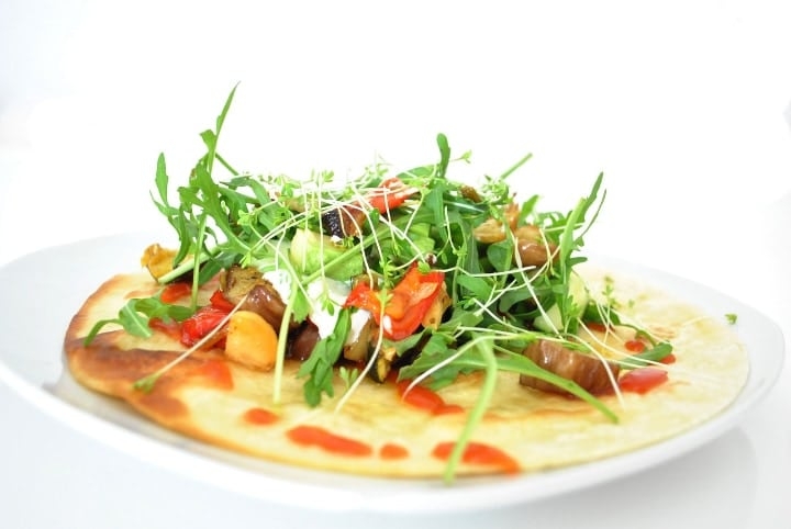 fajita with microgreens fajita with microgreens