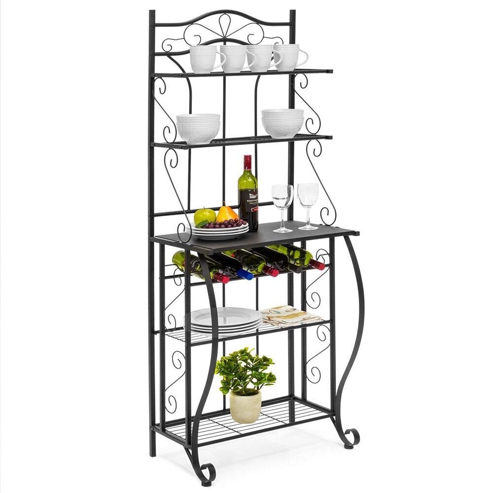 Wrought Iron Corner Bakers Rack - Foter