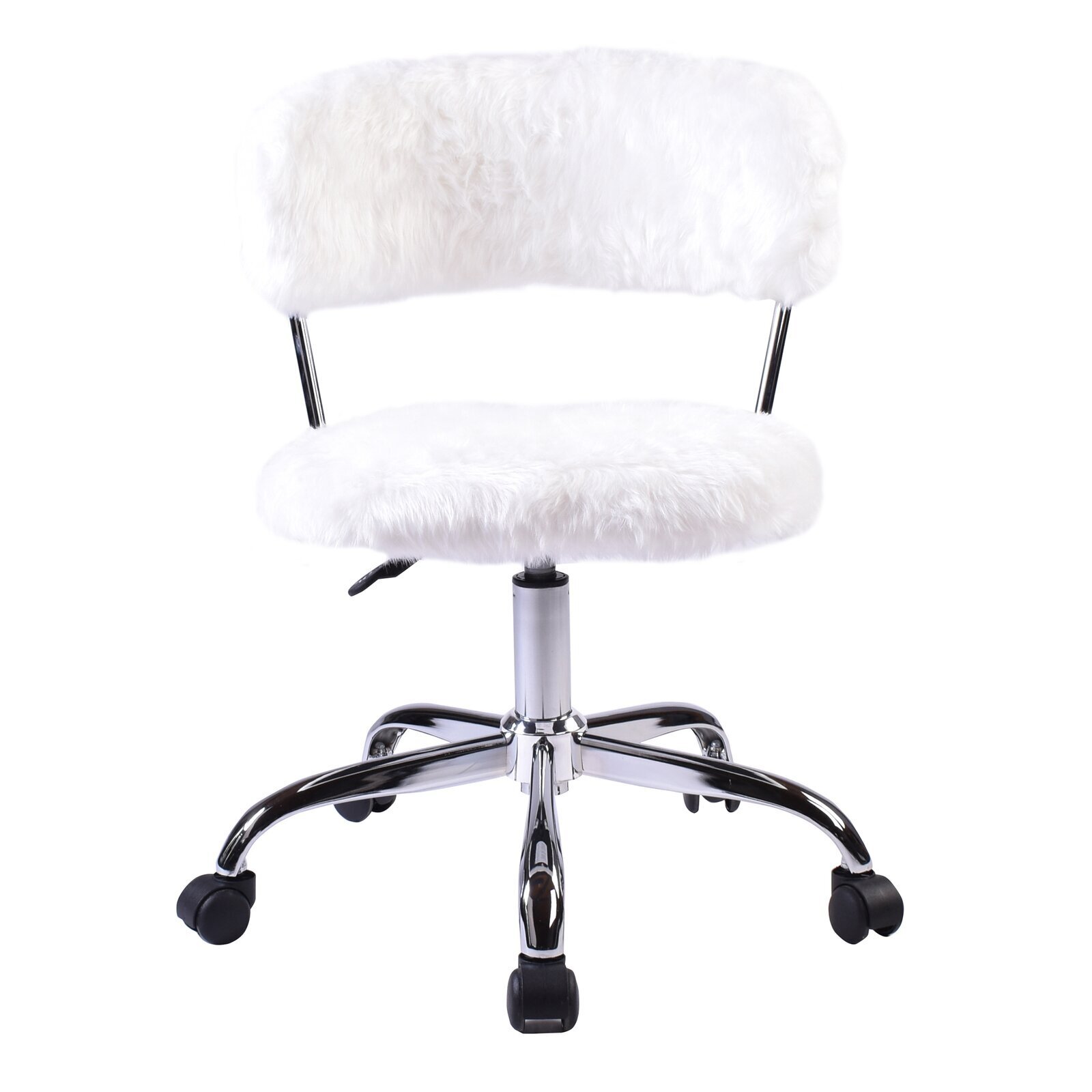 Faux Lambs Wool Furry Chair