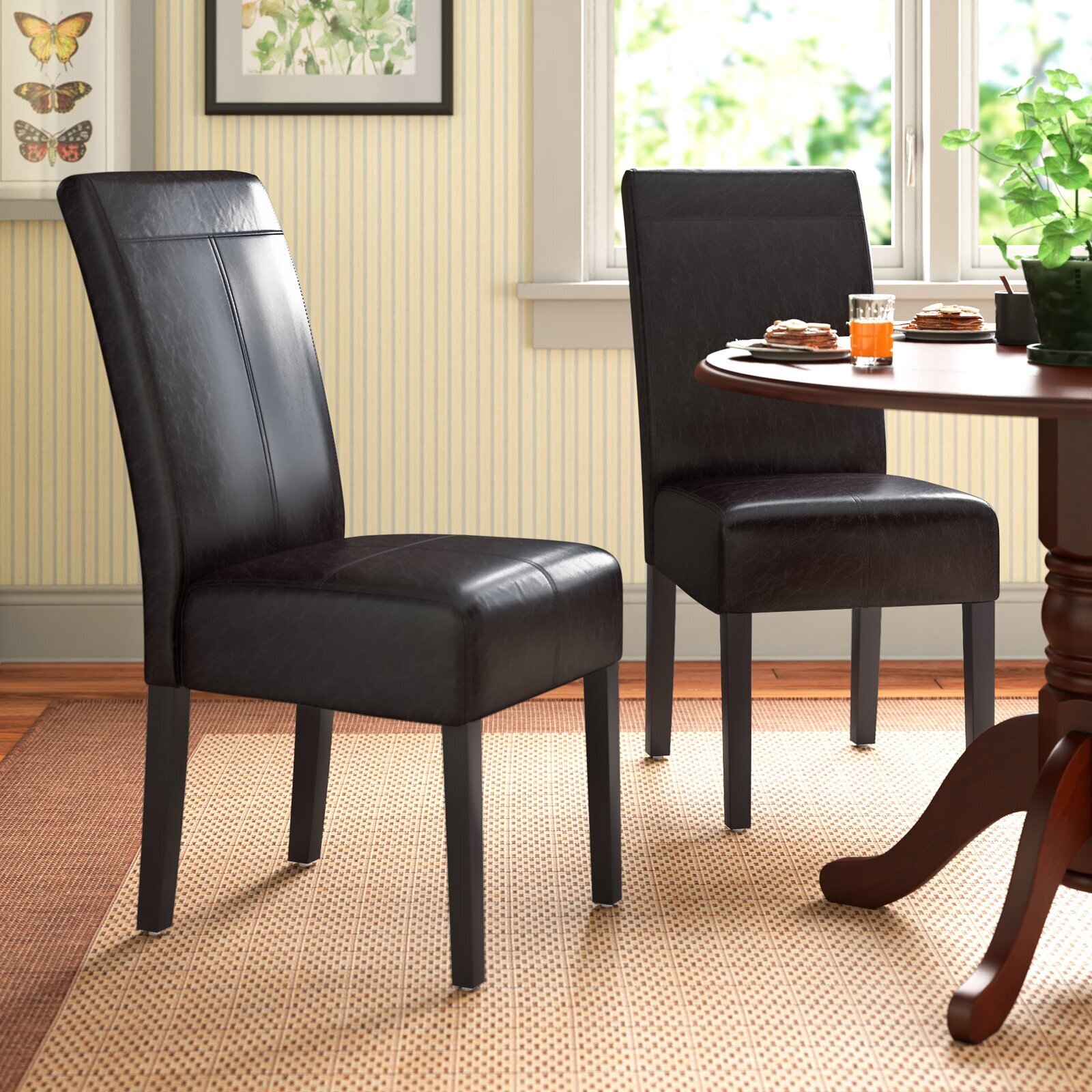 Faux Leather USA Made Dining Chairs