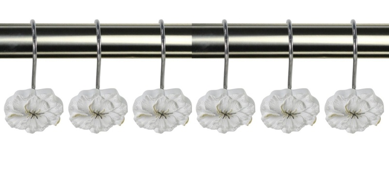 Fincher Decorative Shower Curtain Hooks