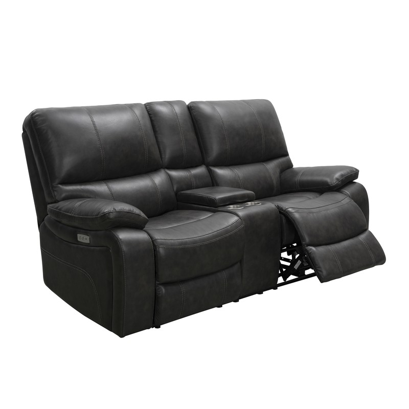 Flagg 77.5'' Genuine Leather Pillow Top Arm Reclining Loveseat