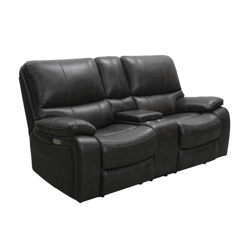 Flagg 77.5'' Genuine Leather Pillow Top Arm Reclining Loveseat