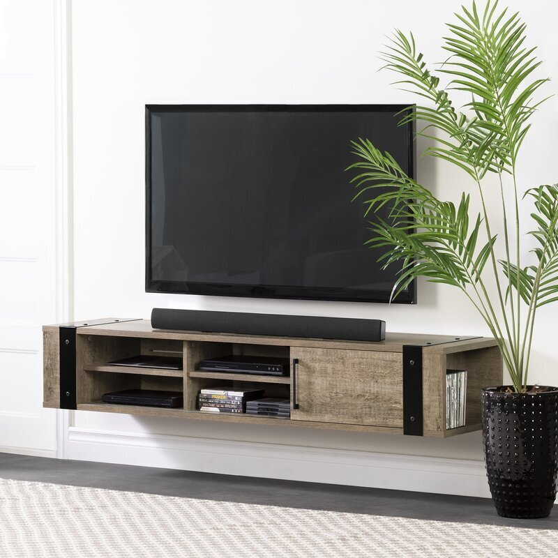 Floating Wall Mounted Media Cabinet