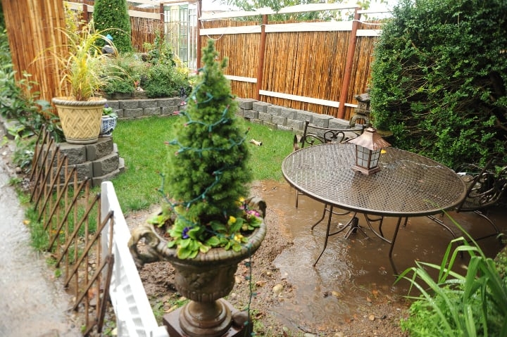 flooded muddy garden badly needinng a landscape architect flooded muddy garden badly needinng a landscape architect
