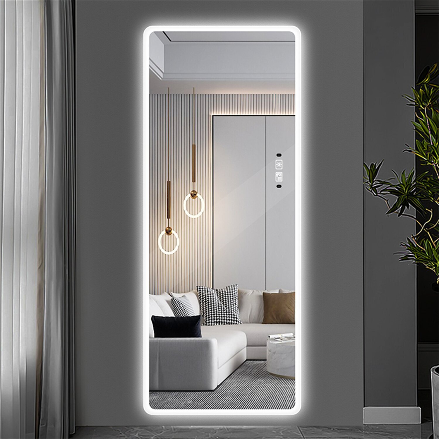 Floor Length Mirror With Lights