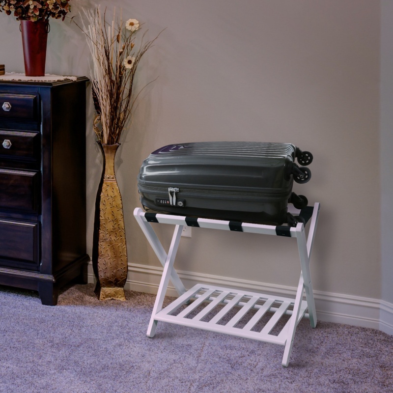 Folding Wood Luggage Rack