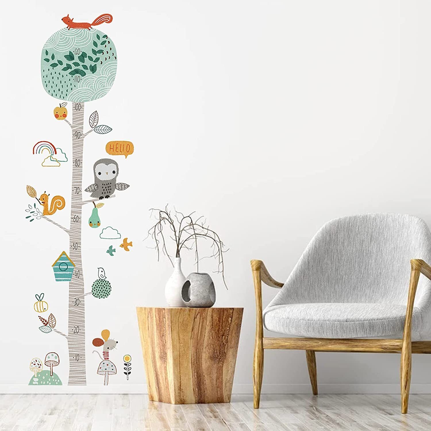 Forest Inspired Child Growth Chart for Wall