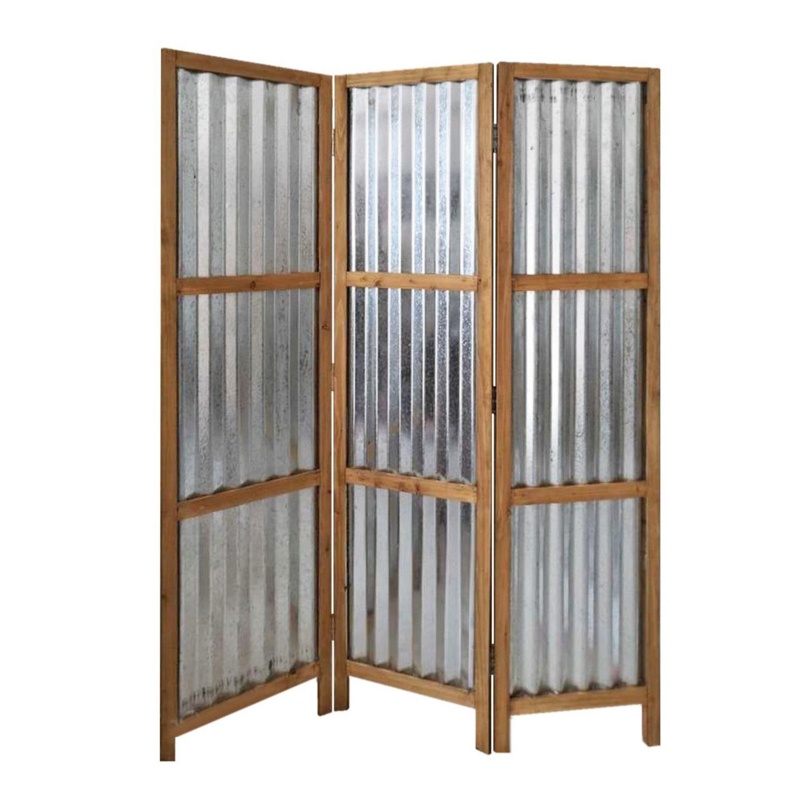 Fougeres 60'' W x 72'' H 3 - Panel Folding Room Divider