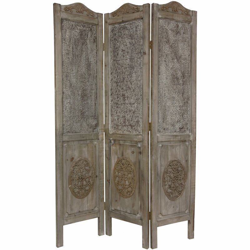French Colonial Style Vintage Folding Screen