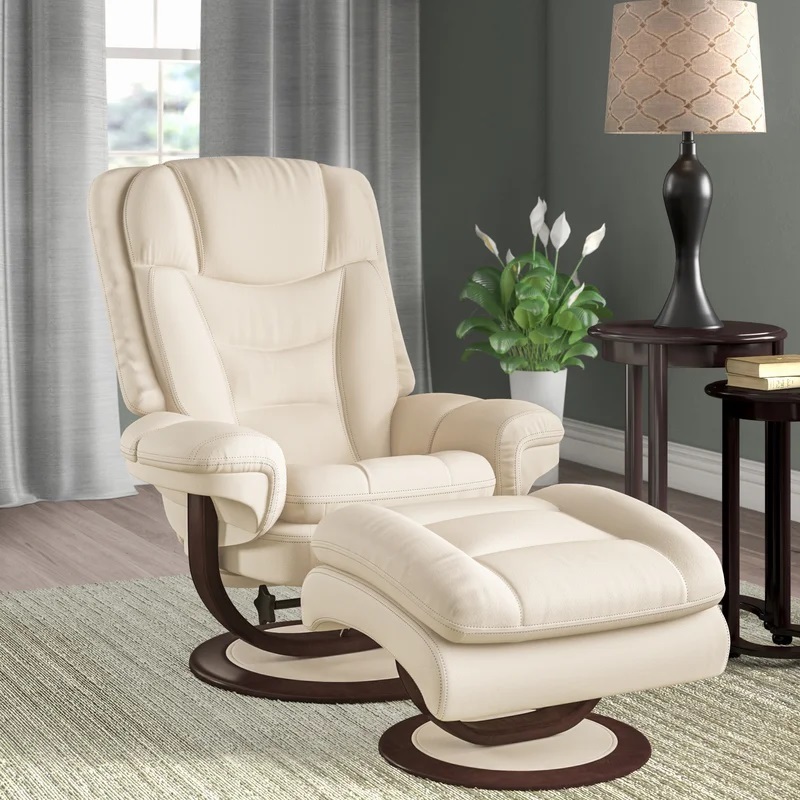 French country armchair with ottoman