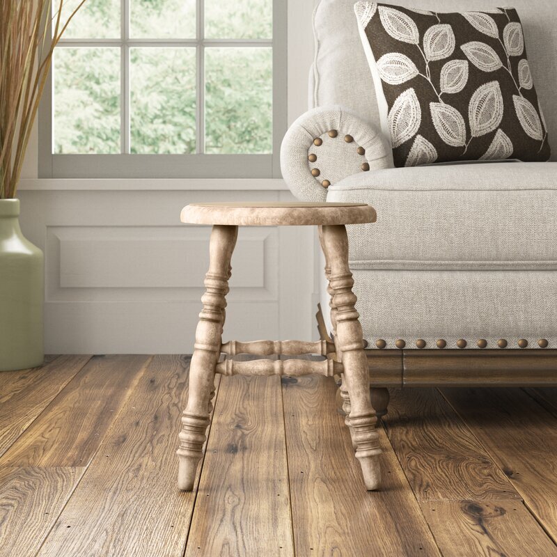 French Country Traditional Small Stool