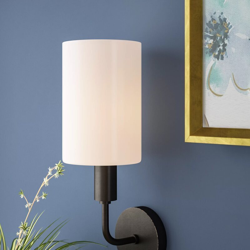 Frosted wall sconce cover 