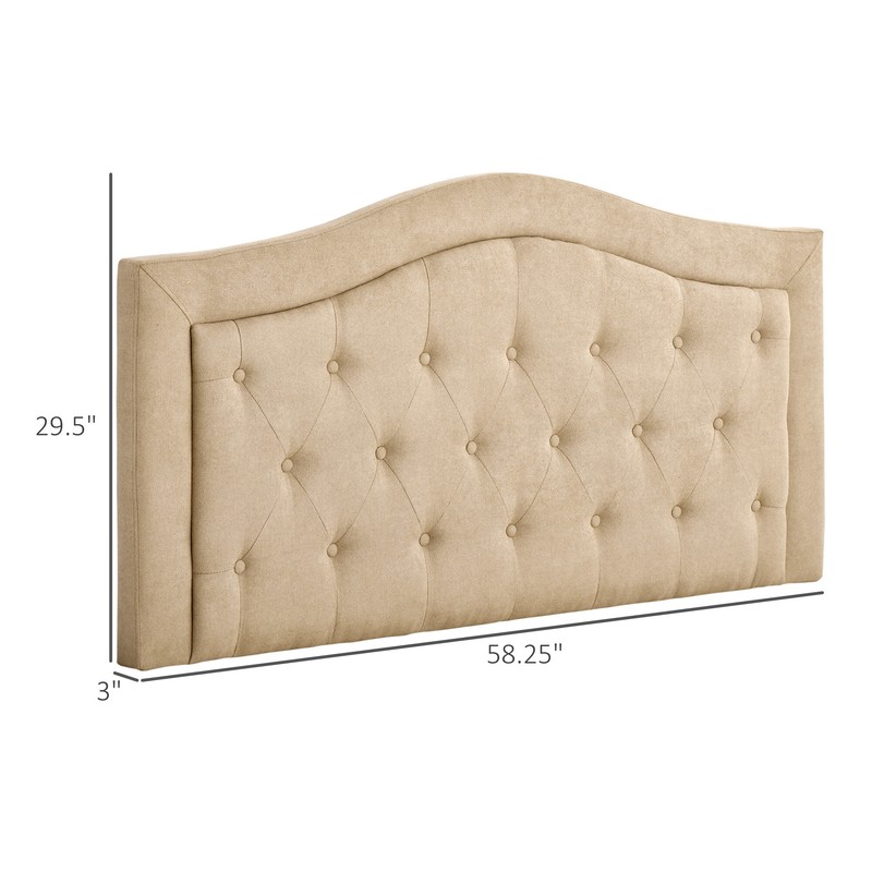 Full/Queen Upholstered Panel Headboard