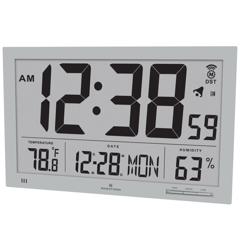Functional Wall Clock With Day and Date
