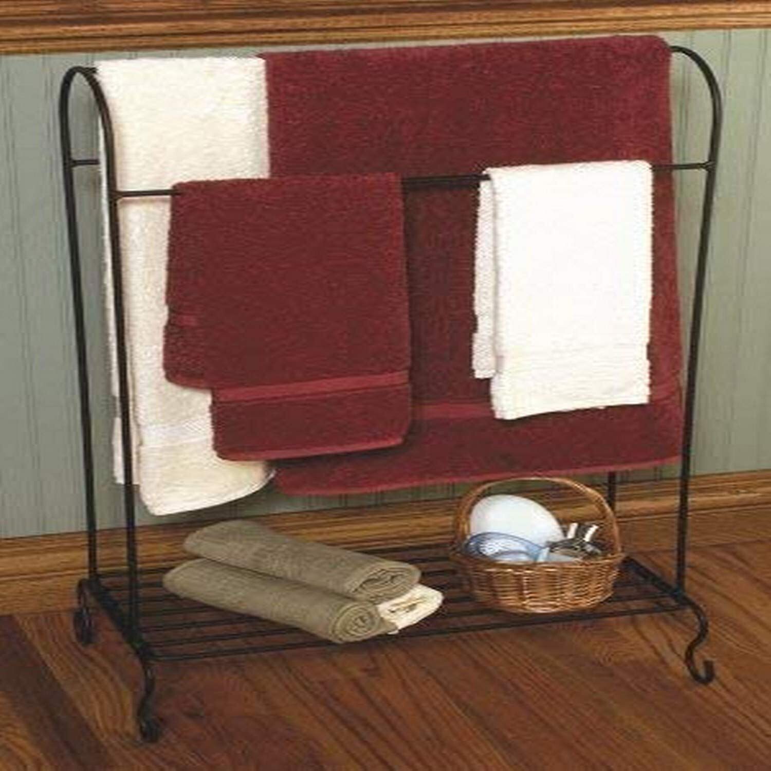 Functional Wrought Iron Quilt Rack