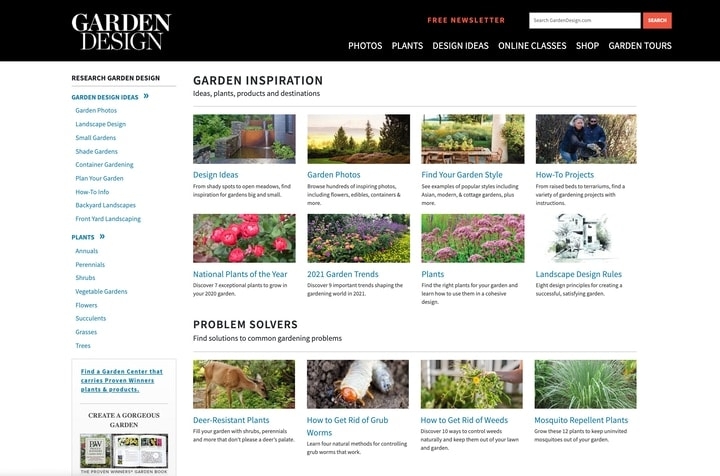 garden design website homepage garden design website homepage