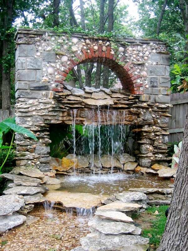 Amazon.com: Agoodping 39.7''H 5-Tier Relaxing Outdoor Indoor Garden Water  Fountain Decor - for Contemporary Design for Garden, Patio, Deck, Porch,  Backyard and Home Art Decor Brown : Patio, Lawn & Garden