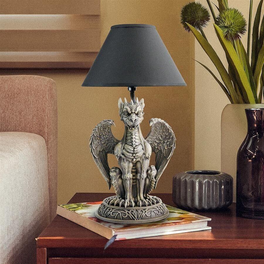 Gargoyle table lamp