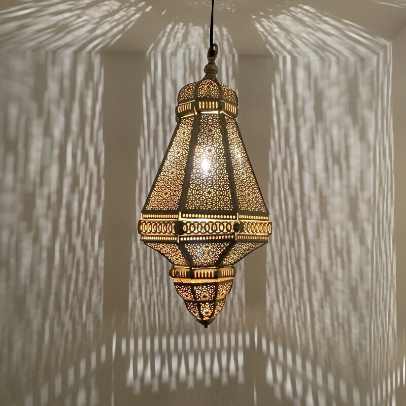 Geometric style hanging lantern