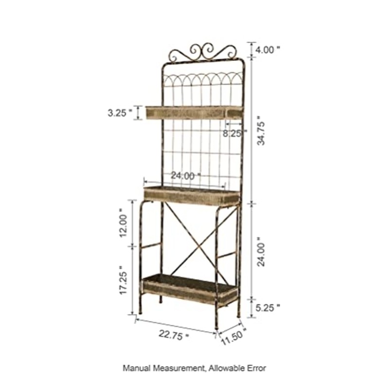 Wrought Iron Bakers Rack Outdoor - Ideas on Foter