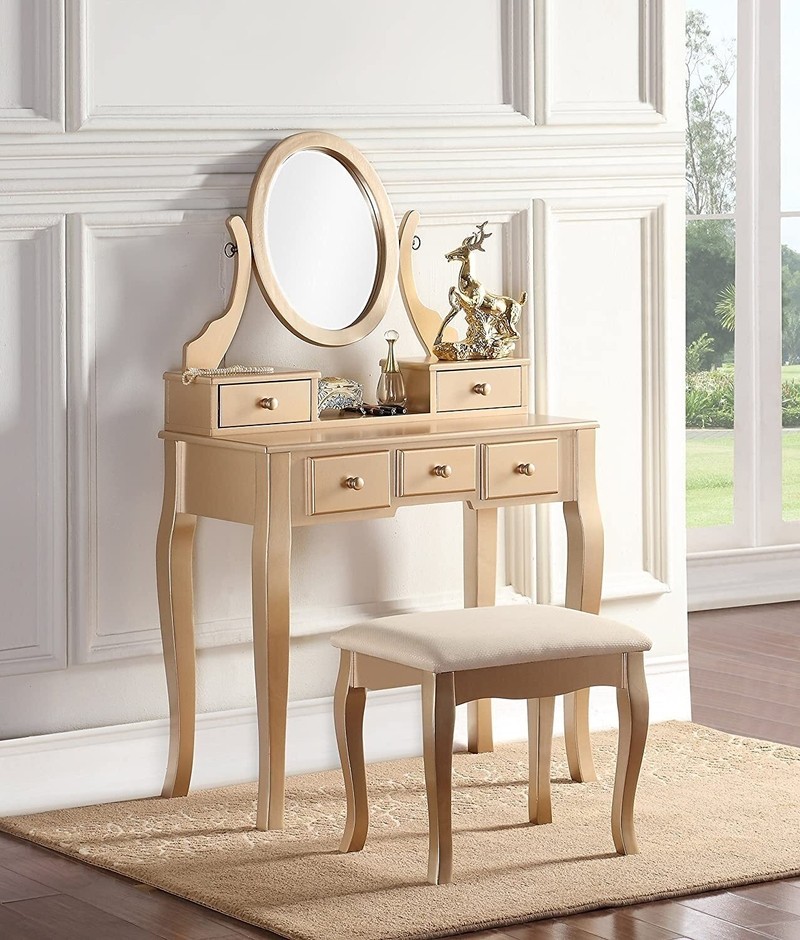 Oak Makeup Vanity - Ideas on Foter