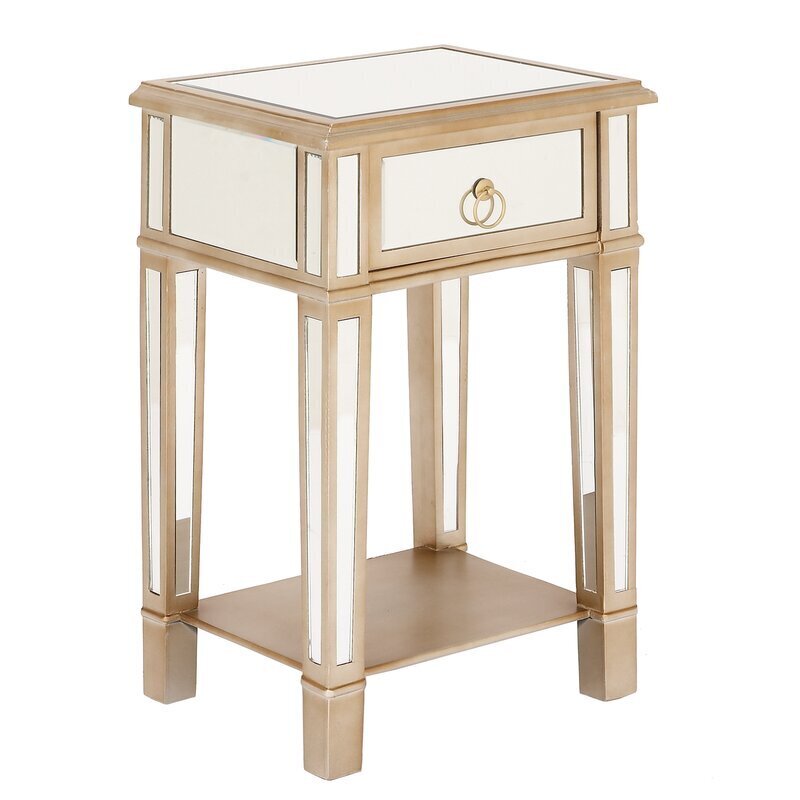 Gold Night Table