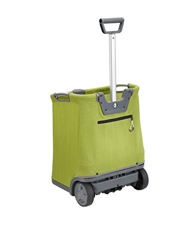 Gorilla Carts GCSS-11G-COM Collapsible Soft-Sided Folding Cart, Green