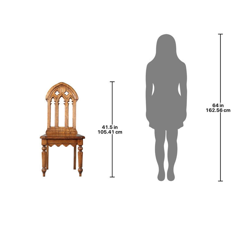 Gothic Décor 19'' Wide Side Chair