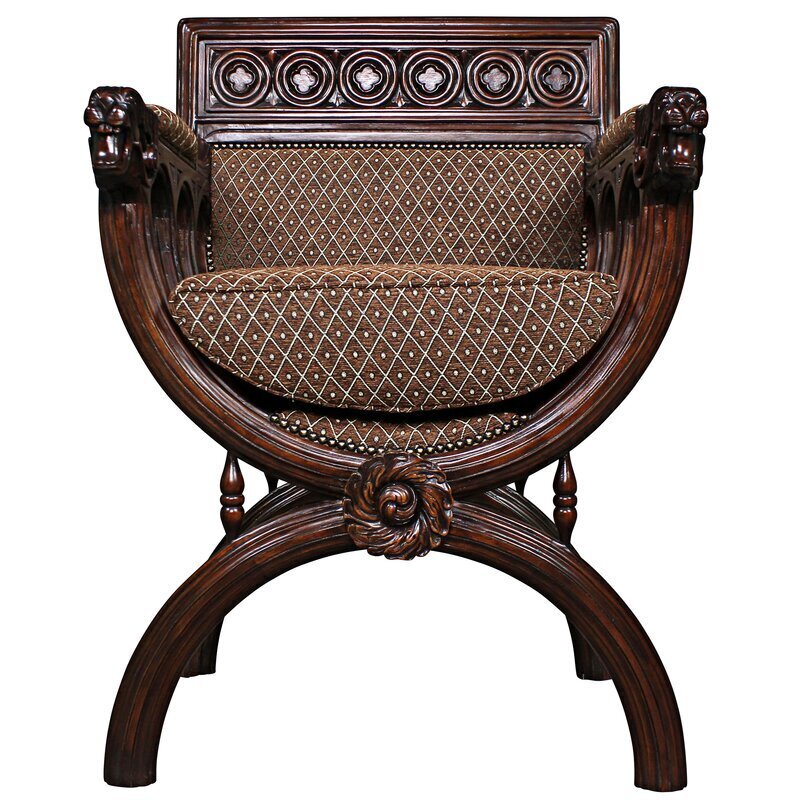 Gothic Renaissance Hand Carved Chair