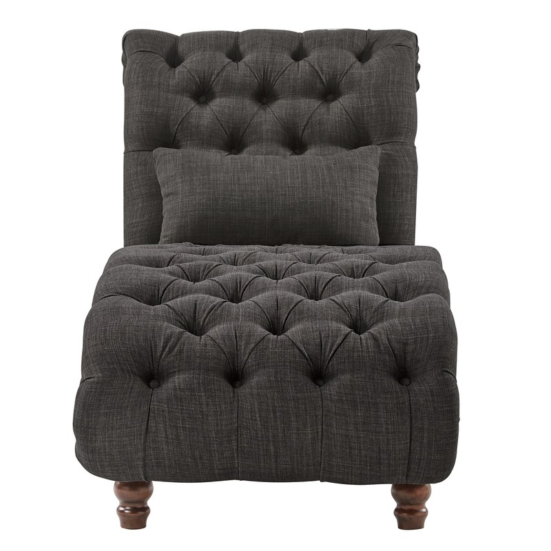 Gowans Tufted Armless Chaise Lounge