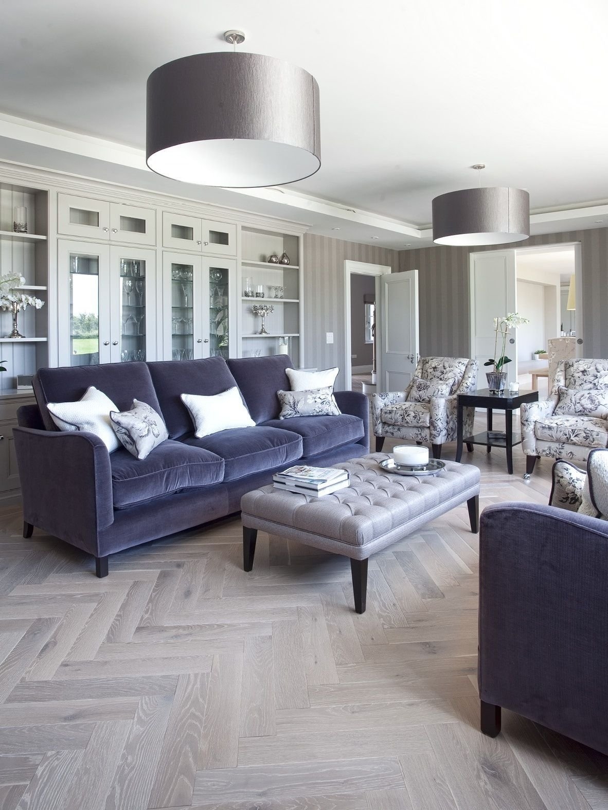 30 Gray Flooring Living Room Ideas For