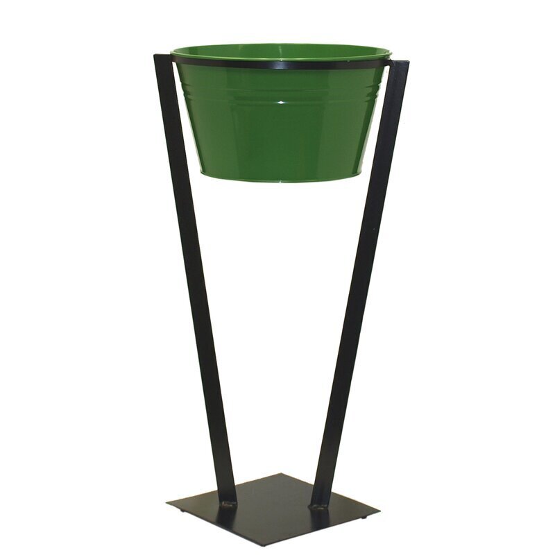 Green Tub on Tapered Stand