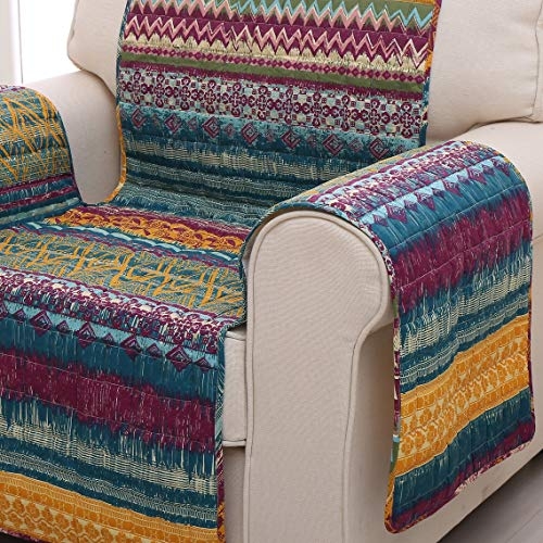 Greenland Home Southwest Armchair Protector, Siesta,GL-1412FFPA