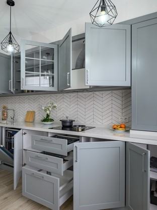 Colors That Go With Gray Kitchen Cabinets 