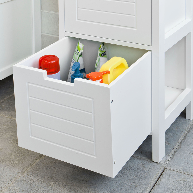 Guidotti 11.81'' W x 56.69'' H x 11.81'' D Linen Cabinet