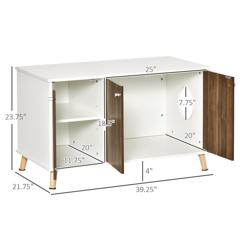Gusman Wood Litter Box Enclosure