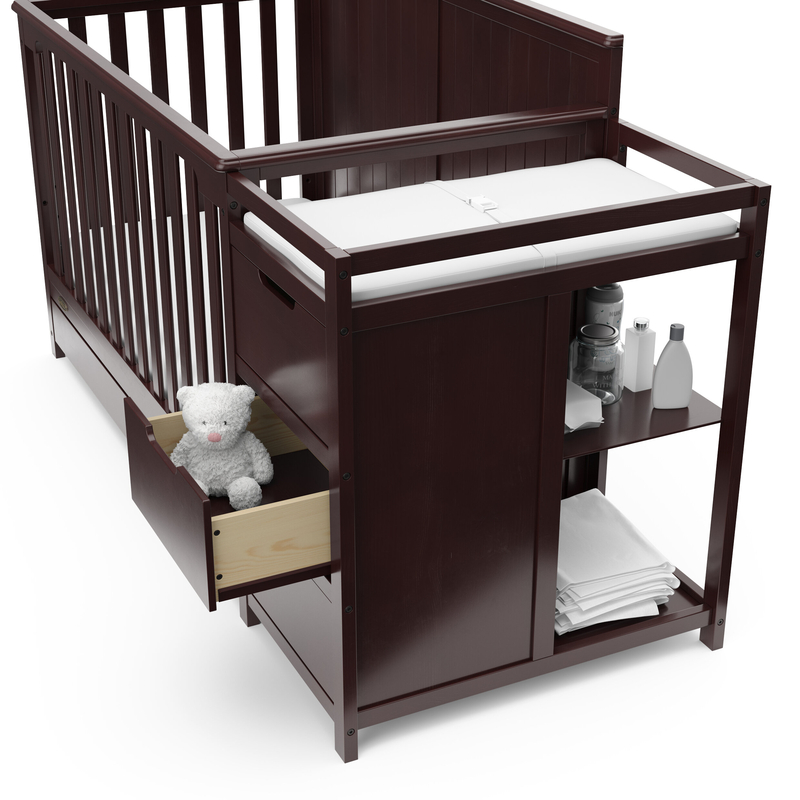 Hadley 4-in-1 Convertible Crib and Changer and Storage