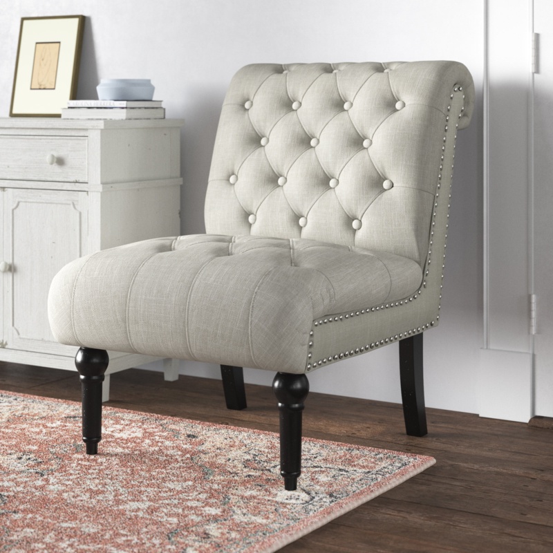 Haley Upholstered Slipper Chair