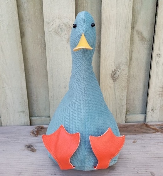 Handcrafted Colorful Weighted Duck Door Stopper