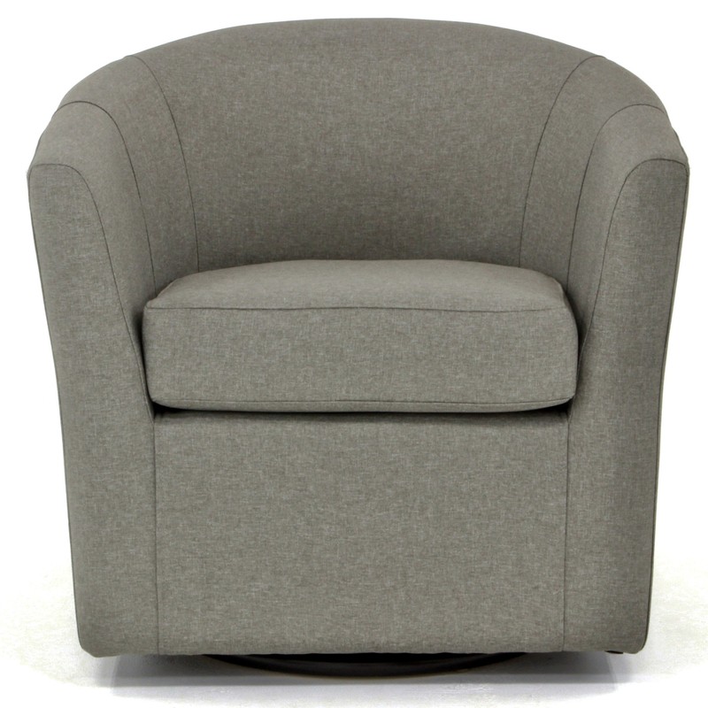 Hansell 31'' Wide Swivel Barrel Chair