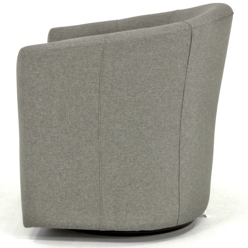 Hansell 31'' Wide Swivel Barrel Chair