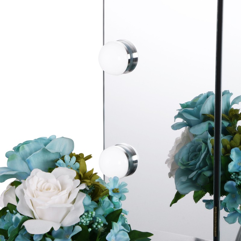 Hayword 31.5'' Wide Vanity Set with Stool and Mirror