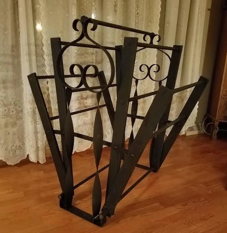 Heavy Duty Wrought Iron Quilt Rack