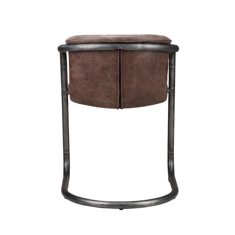 Higbee Leather Upholstered Arm Chair