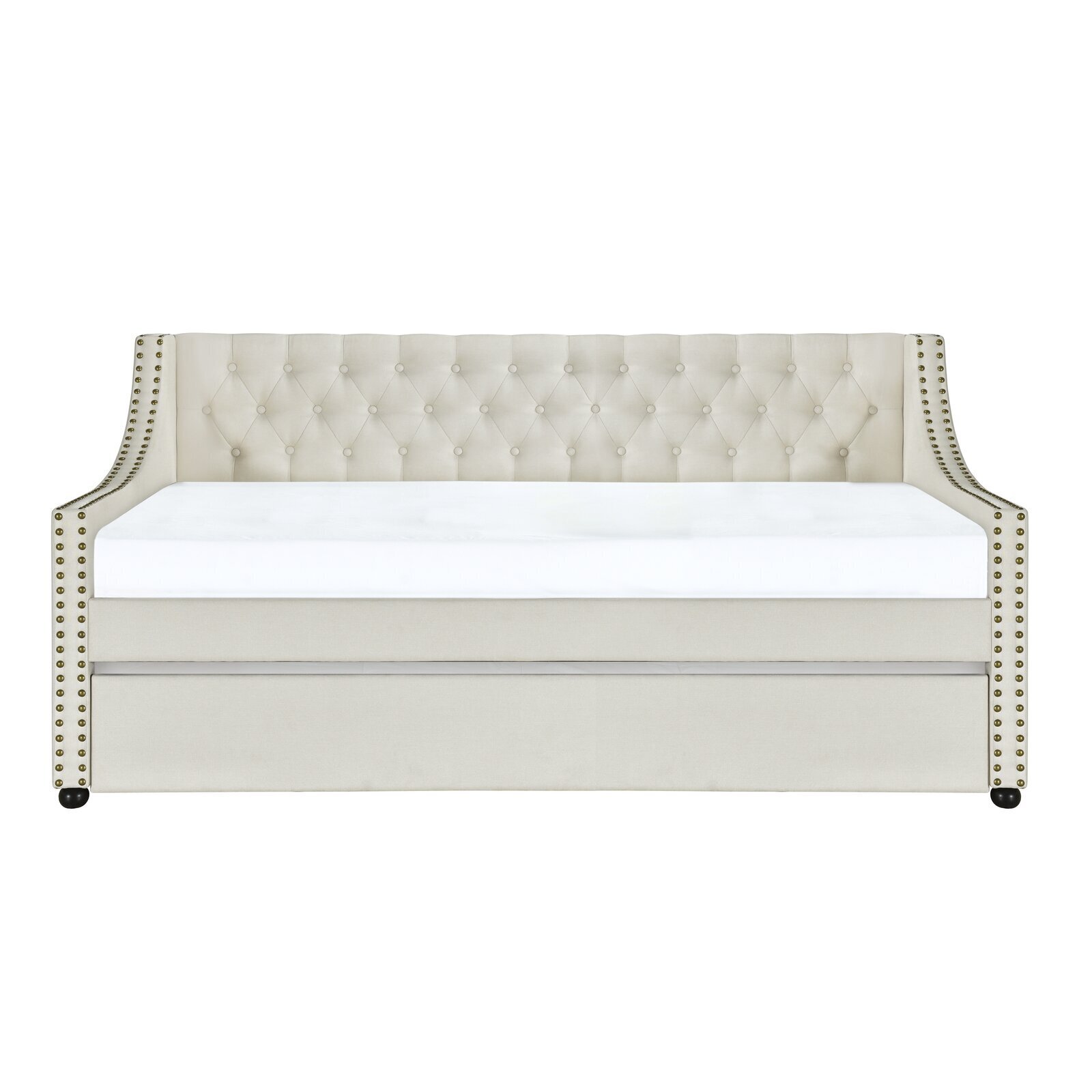 High End Twin Daybed with Trundle and Storage