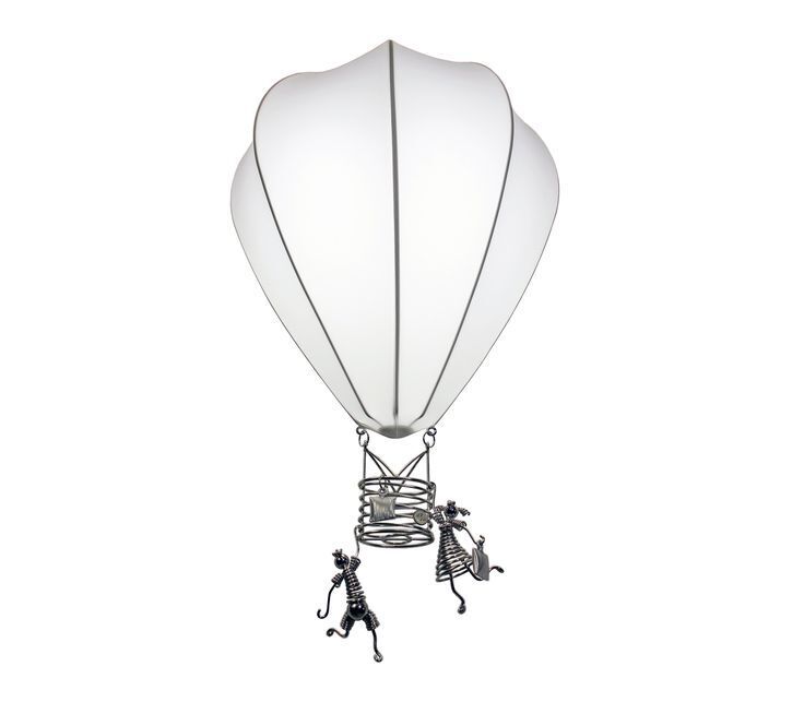 Hot Air Balloon Lamp Vintage